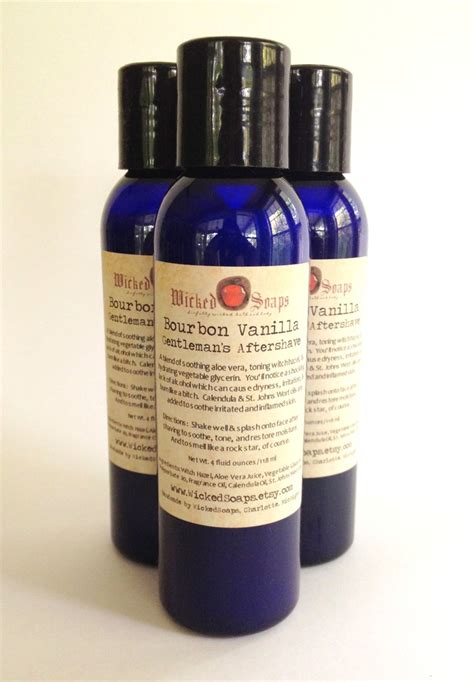 bourbon vanilla after shave.